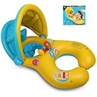 Qile Anillo con Piscina del Barco Balsa Tubo del Flotador-Sentado- Niño del Bebé- Anillo Lindo Nadadores y Natación para…